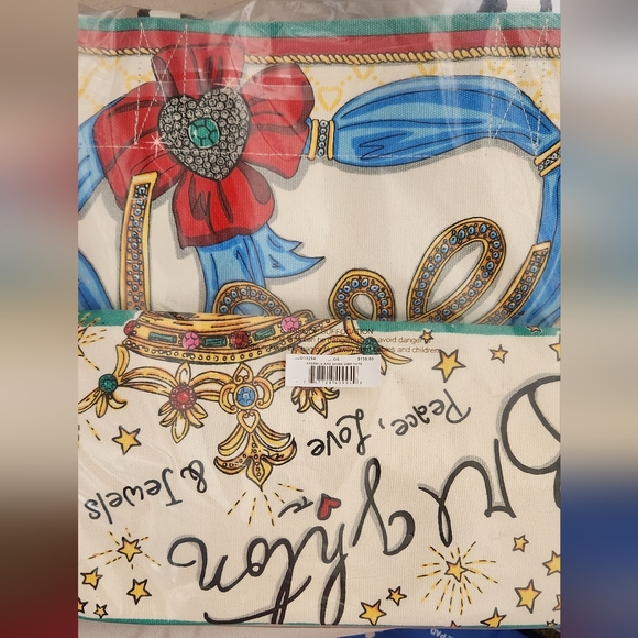 SOLD!! NWT 💫Brighton Multi-Color Sparkle & Shine Tote💫 - Picture 7 of 8